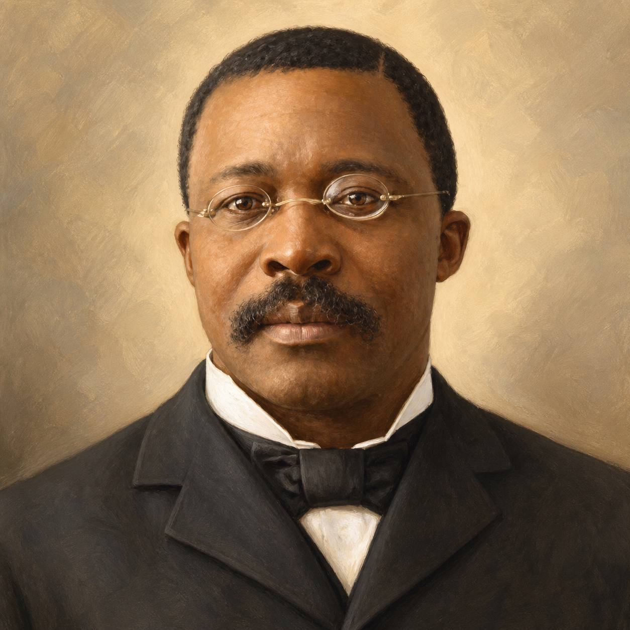 Illustrated portrait of Charles H. Parrish