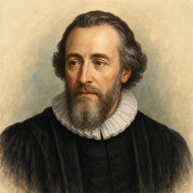 Illustrated portrait of Richard Sibbes